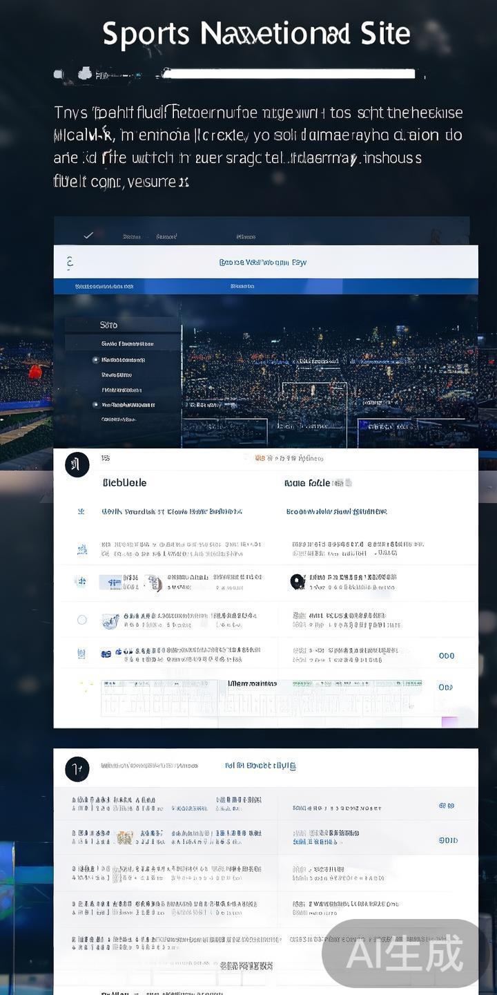 全面覆盖多样体育赛事信息
体育赛事丰富多样，从国